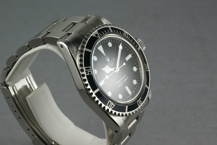 Rolex Submariner 5513 Maxi Mark V with Box and Papers
