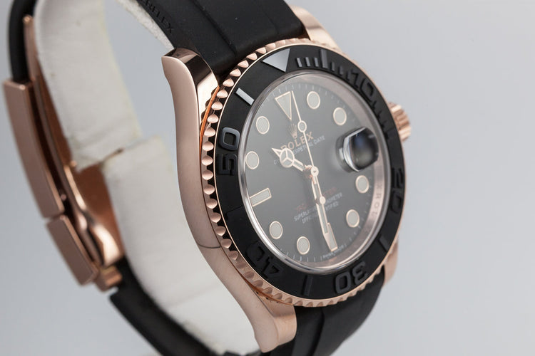 2017 Rolex 116655 Yacht-Master 18K Rose Gold with Box and Papers