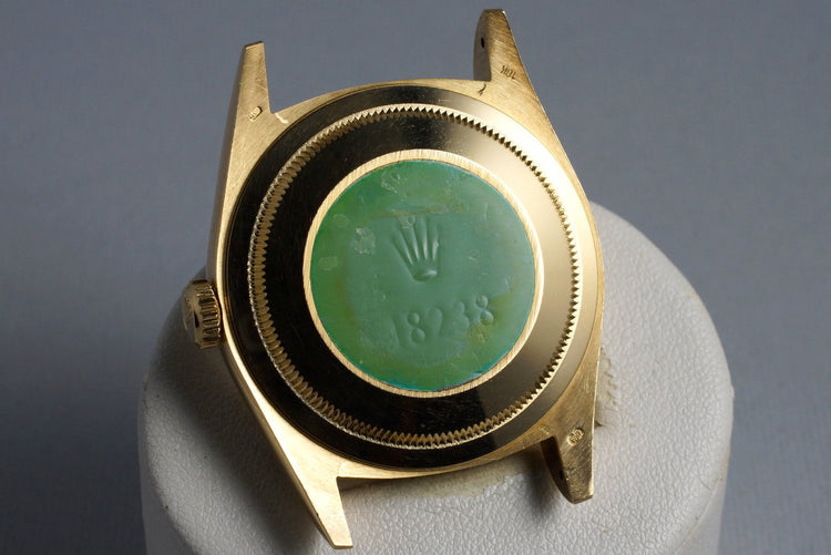 1991 Rolex YG Day-Date 18238 Factory Champagne Diamond Dial