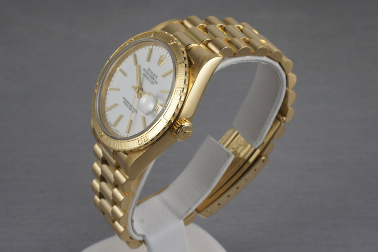1980 Rolex YG Thunderbird 16258 with President Band