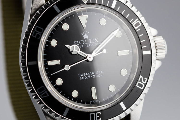 1967 Rolex Submariner 5513 with Service Dial