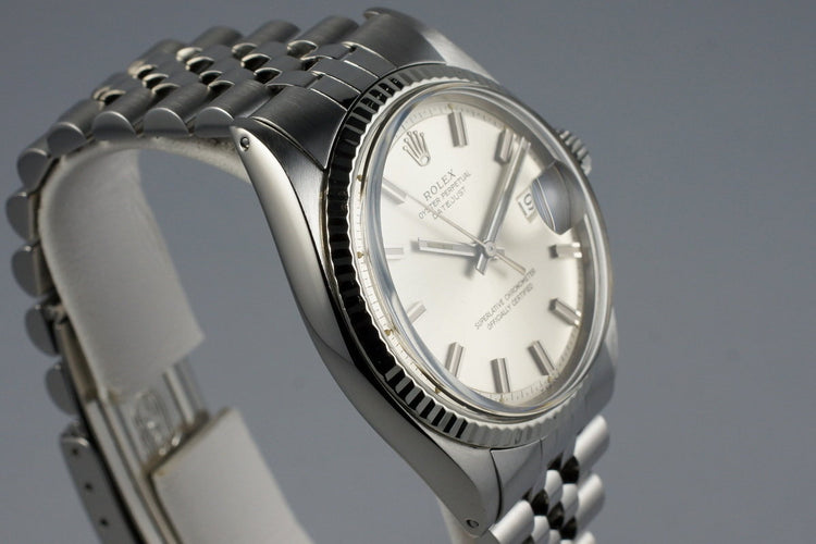 1970 Rolex DateJust 1601 Silver ‘Wide Boy’ Dial