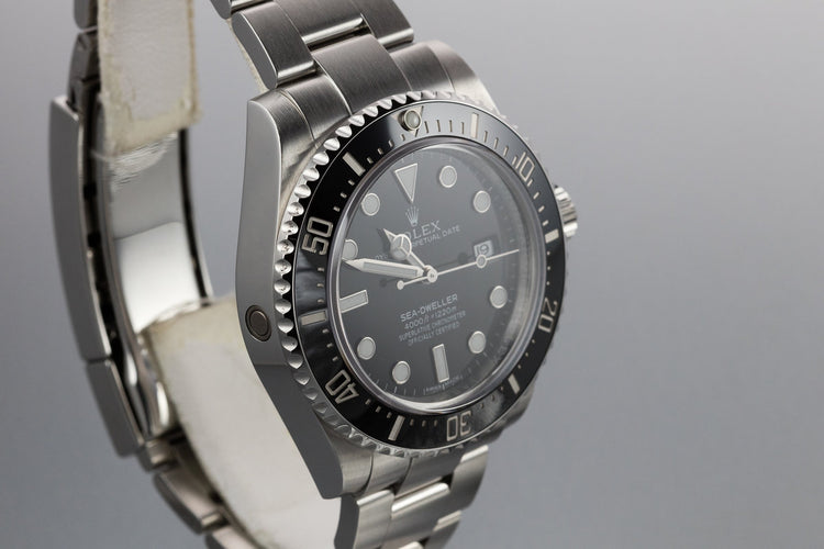 2016 Rolex Sea-Dweller 116600 with Box and Papers