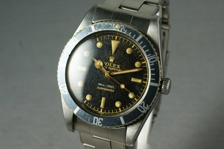 1958 Rolex Submariner Ref: 5508 exclamation dial