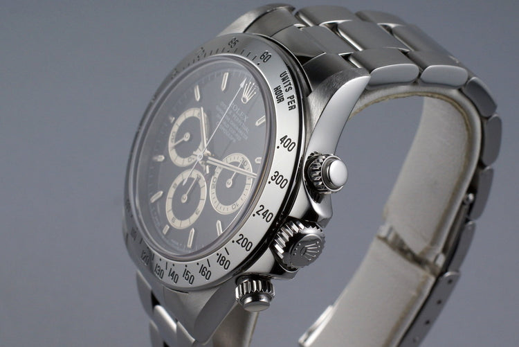 1997 Rolex Zenith Daytona 16520 Black Dial