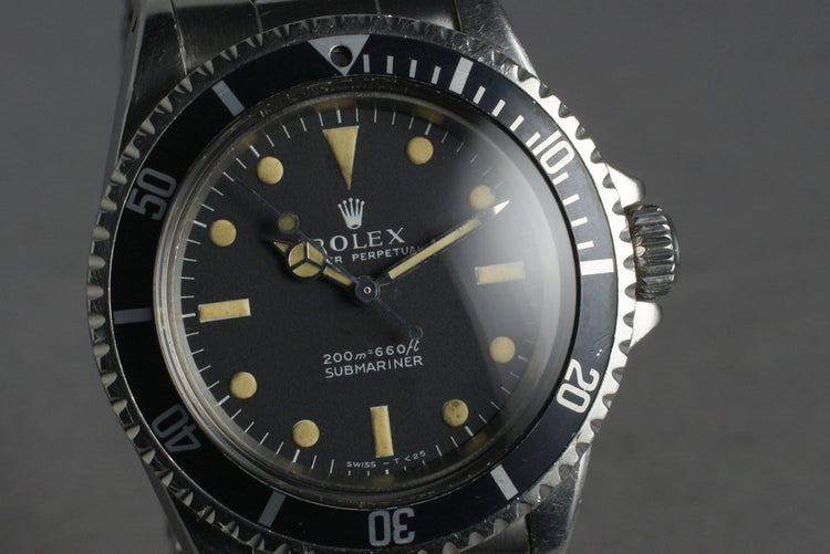1967 Rolex Submariner 5513 Meters First