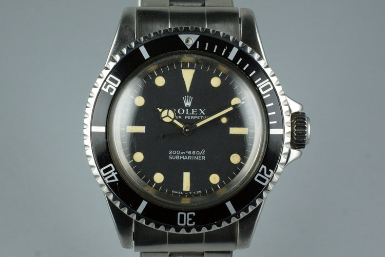 1967 Rolex Submariner 5513 Meters First