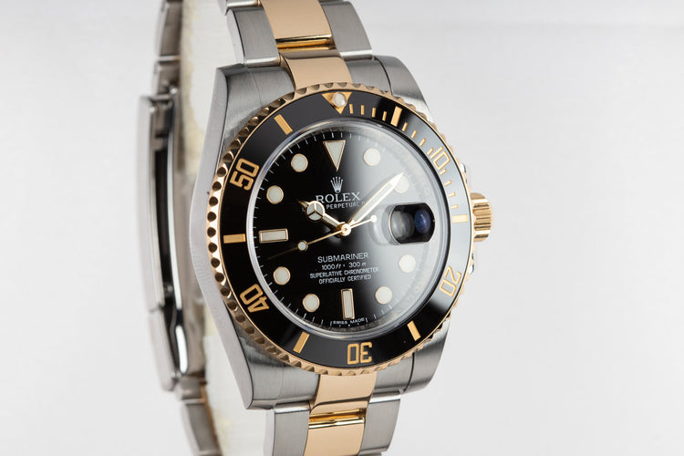 2011 Rolex Ceramic Two-Tone Submariner 116613