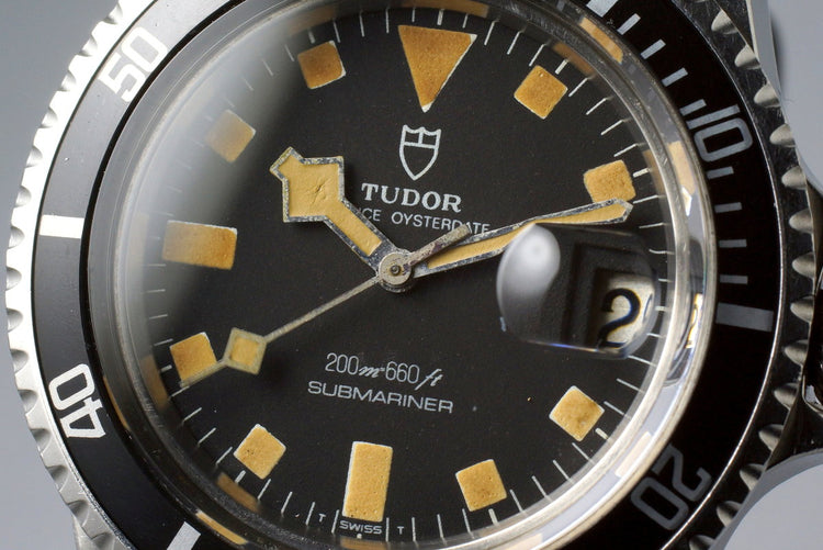 1981 Tudor Submariner 94110 Black Snowflake