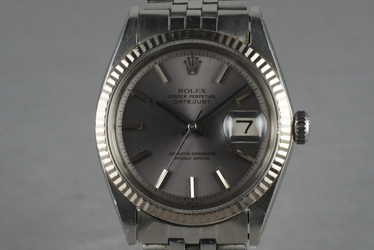 1969 Rolex Datejust 1601 with Gray non Luminous Dial