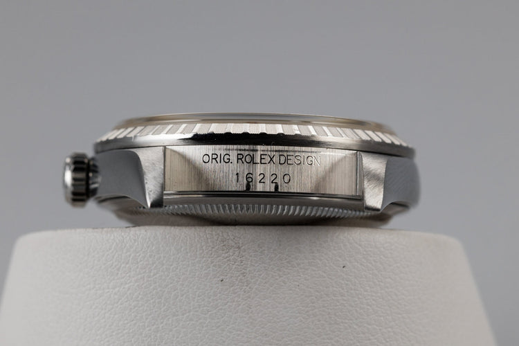 2005 Rolex DateJust 16220 Silver Dial with Box