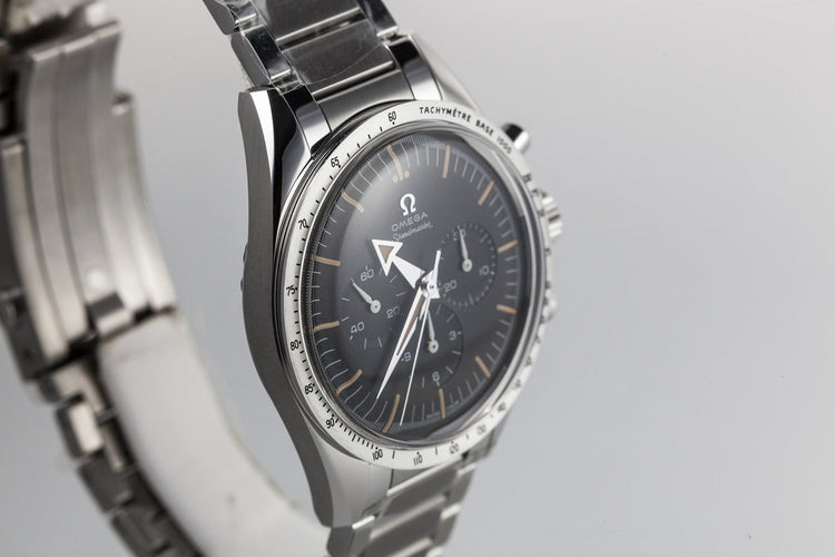 2017 Omega 60th Anniversary Speedmaster straight lug with Box and Papers MINT
