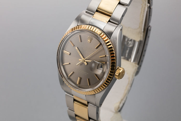 1971 Rolex Two-Tone DateJust 1601 Brown Dial