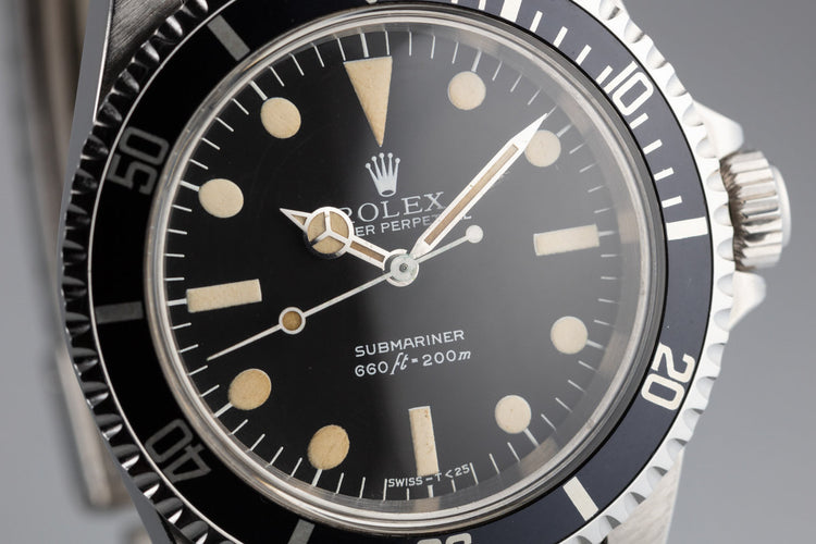 1981 Rolex Submariner 5513 MK III Maxi Dial