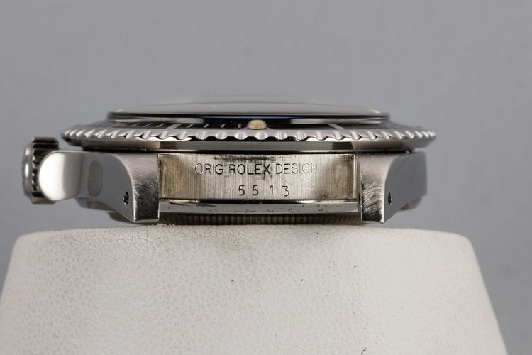 1985 Rolex Submariner 5513 "Spider" Dial with Service Papers