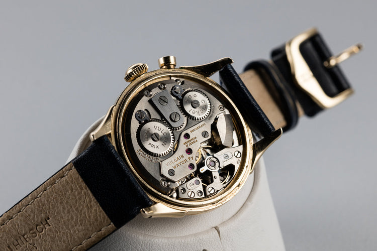 Vulcain 10K YG Cricket Alarm Watch