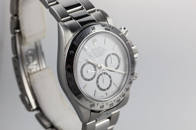 1998 Rolex Daytona 16520 White Dial