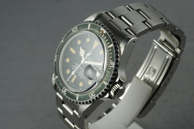 1979 Rolex Submariner 1680 with Orange colored lume