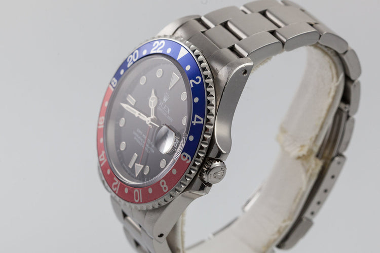 1998 Rolex GMT II 16710 with Faded Pepsi Insert