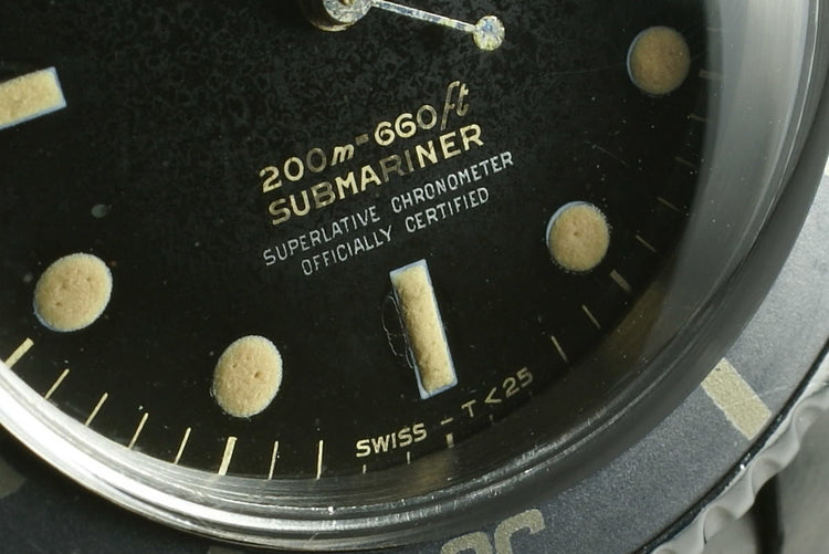 Rolex Gilt Submariner 5512 with 2 color Gilt Dial