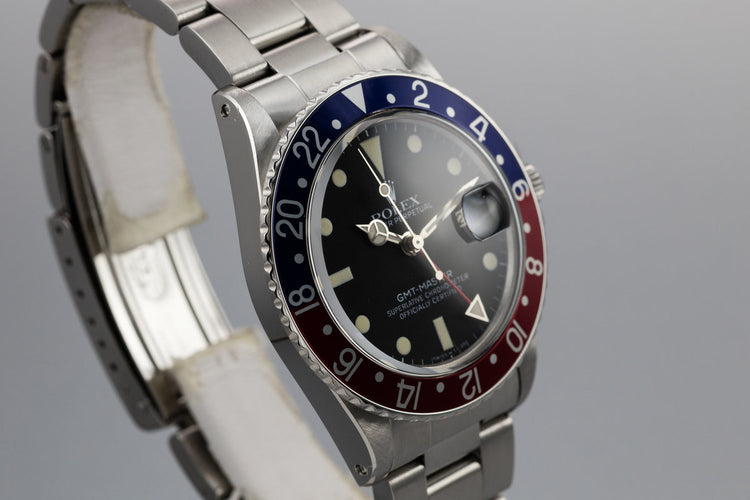 1981 Rolex GMT-Master 16750 "Pepsi"