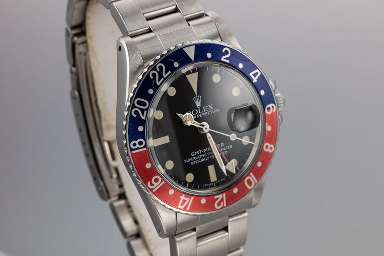 1981 Rolex GMT-Master 16750 Matte Dial with "Pepsi" Bezel Insert