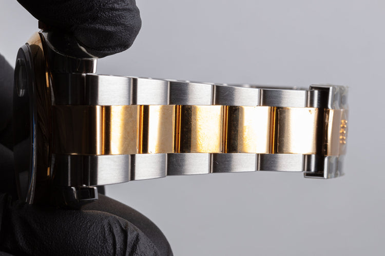 2011 New-Old Stock Rolex Two Tone Datejust 116203 Gold Roman Dial with Box & Papers