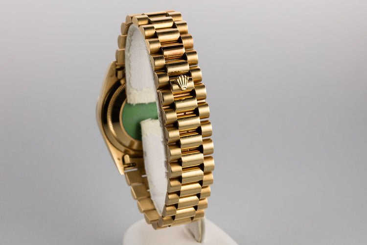 1990 Rolex 18K YG Day-Date 18238 Champagne Dial