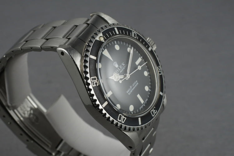 1968 Rolex Submariner 5513 with Super Dome Crystal