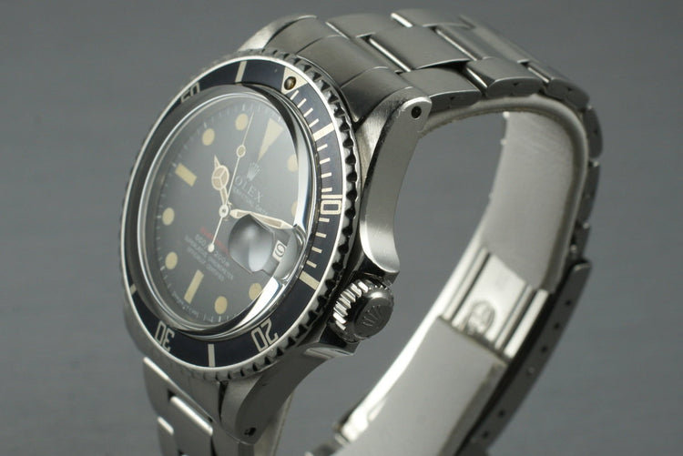 1970 Rolex Red Submariner 1680 Mark VI