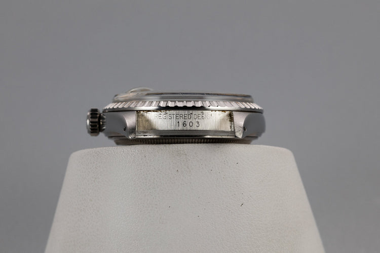 1977 Rolex DateJust 1603 Silver Dial