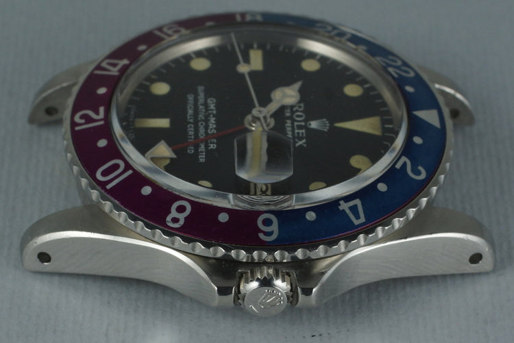 1968 Rolex GMT 1675 Mark I Dial with Fuchsia Bezel