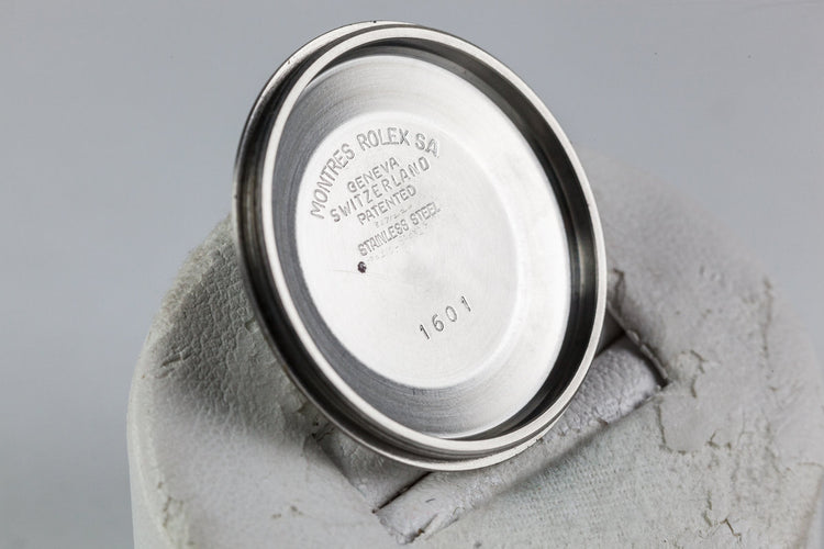 1972 Rolex Datejust 1601 No-Lume Linen Dial