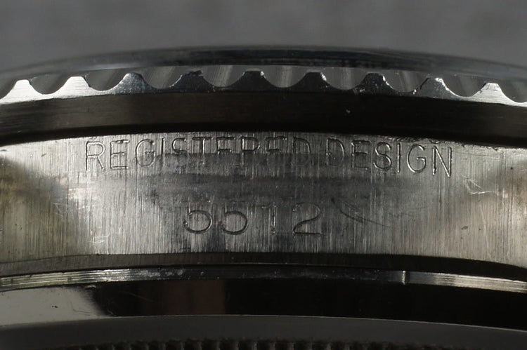 1963 Rolex Submariner 5512 PCG with 4 line gilt non chapter ring dial