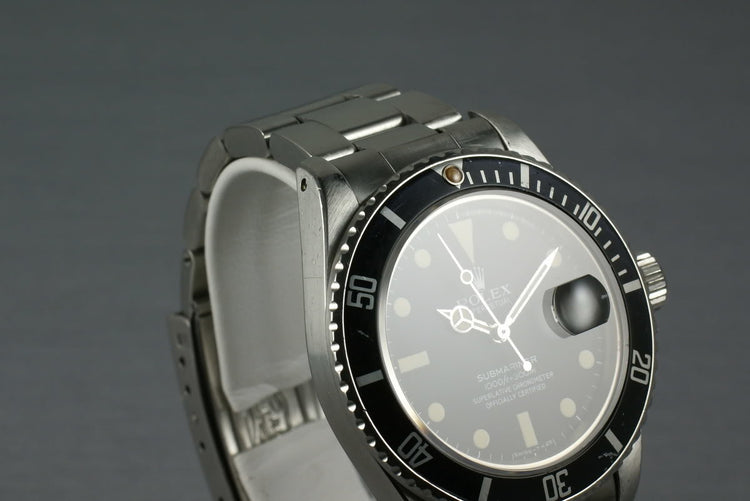 Rolex Submariner 16800 Matte Dial