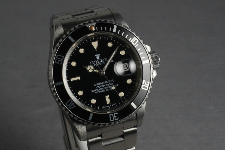 1985 Rolex Submariner 16800 with spider dial