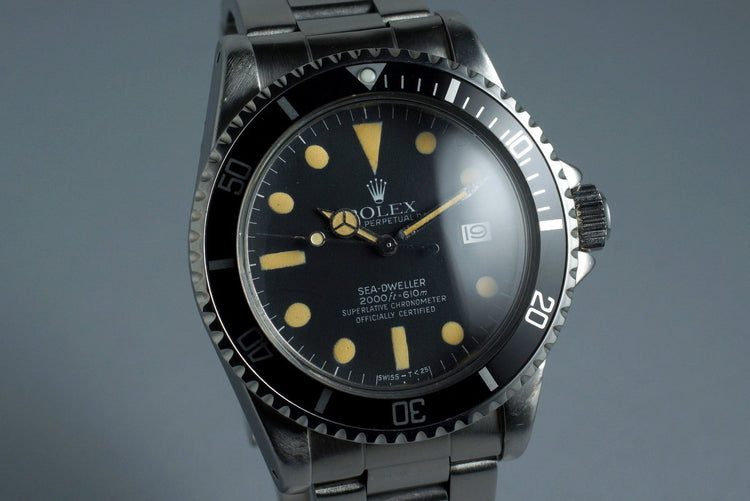 1978 Rolex Sea Dweller 1665 Mark I Dial