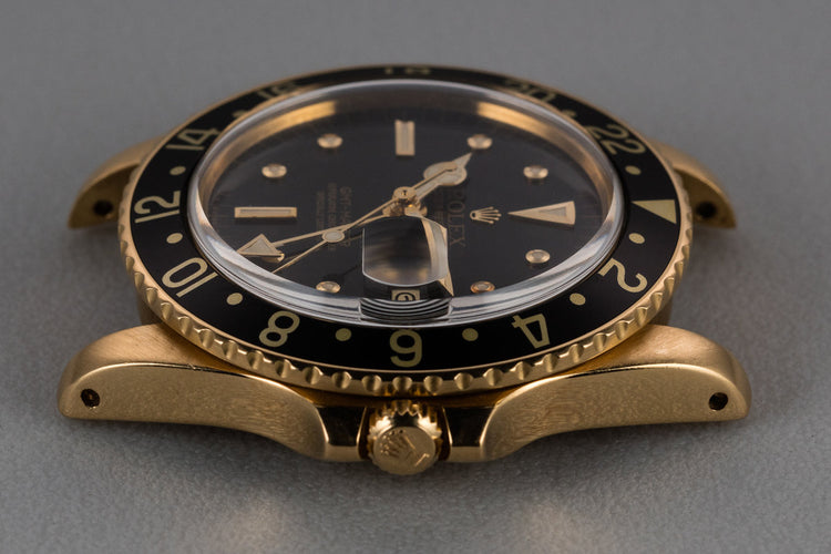 1979 Rolex 18K YG GMT-Master with Black Nipple Dial