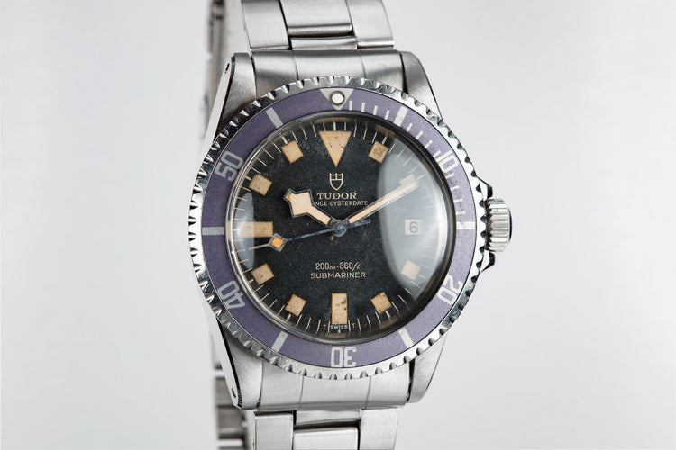 1974 Tudor Snowflake Submariner 9411/0 "Stone" Dial with Lavender Bezel Insert