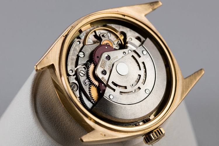 1963 Rolex 18K Yellow Gold DateJust 1601 with Box and Papers