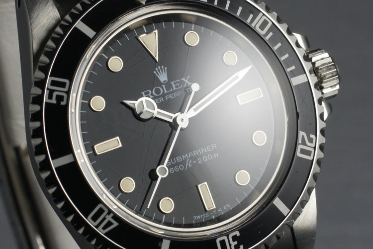 1985 Rolex Spider Dial Submariner 5513