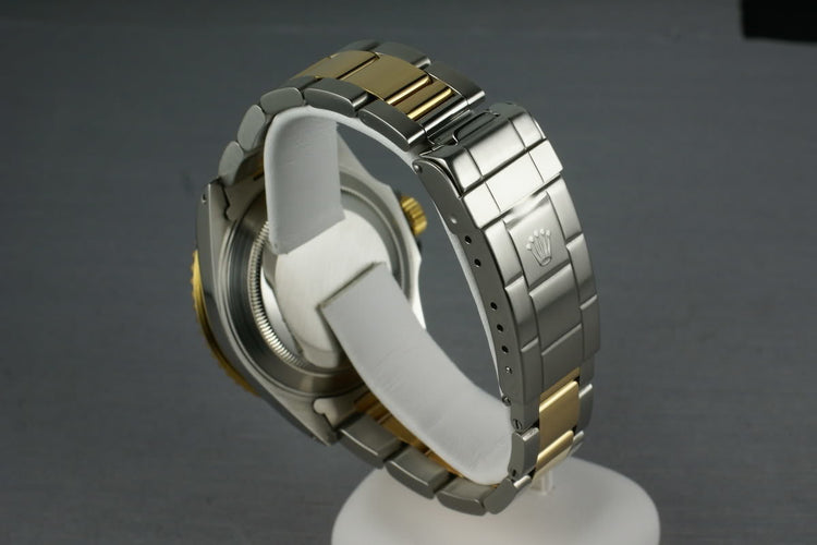 Rolex Submariner 18K/SS Blue Dial 16613 Box and Papers