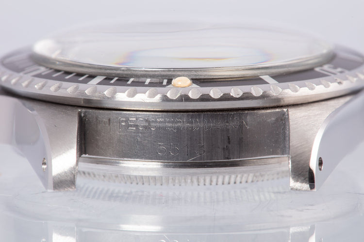 1966 Vintage Rolex Submariner 5513 Meters First Dial