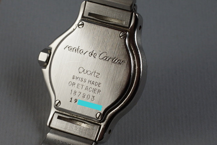 Cartier Ladies Quartz Two Tone Santos Octagon 187903