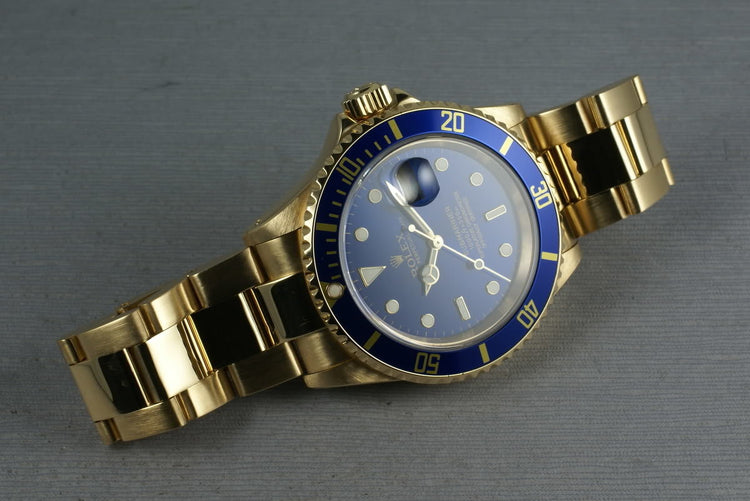 Rolex Submariner Ref: 16618 with Service Paper