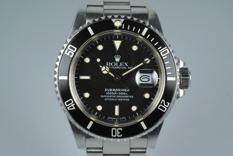 1988 Rolex Submariner 16610