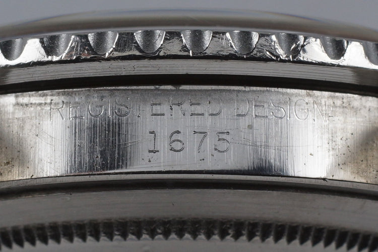 1970 Rolex GMT 1675 Mark I Dial