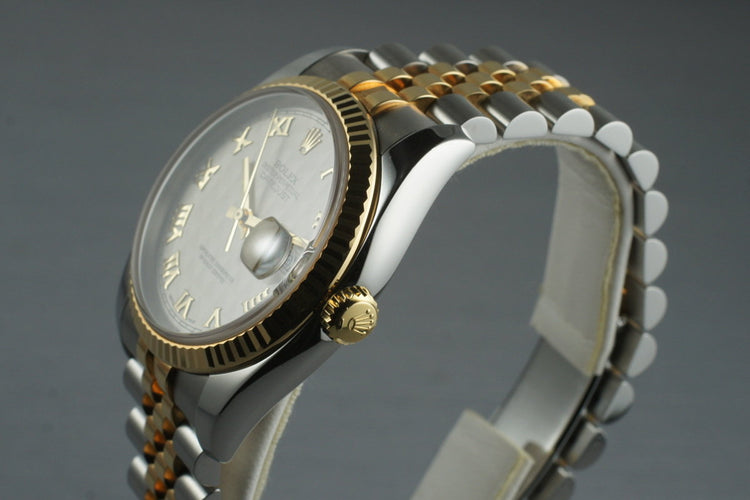 2003 Rolex Two Tone DateJust 116233 with Box and Papers