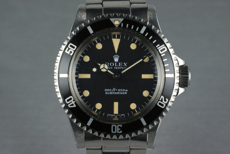 1970 Rolex Submariner 5513 with Serif Dial