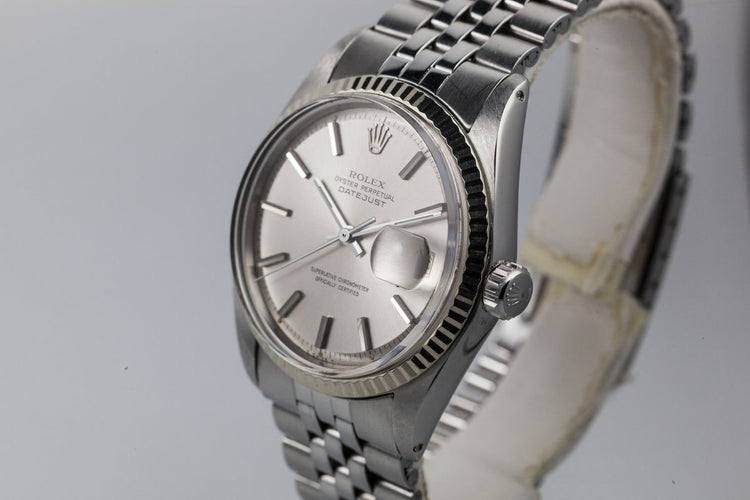 1971 Rolex DateJust 1601 Silver Dial